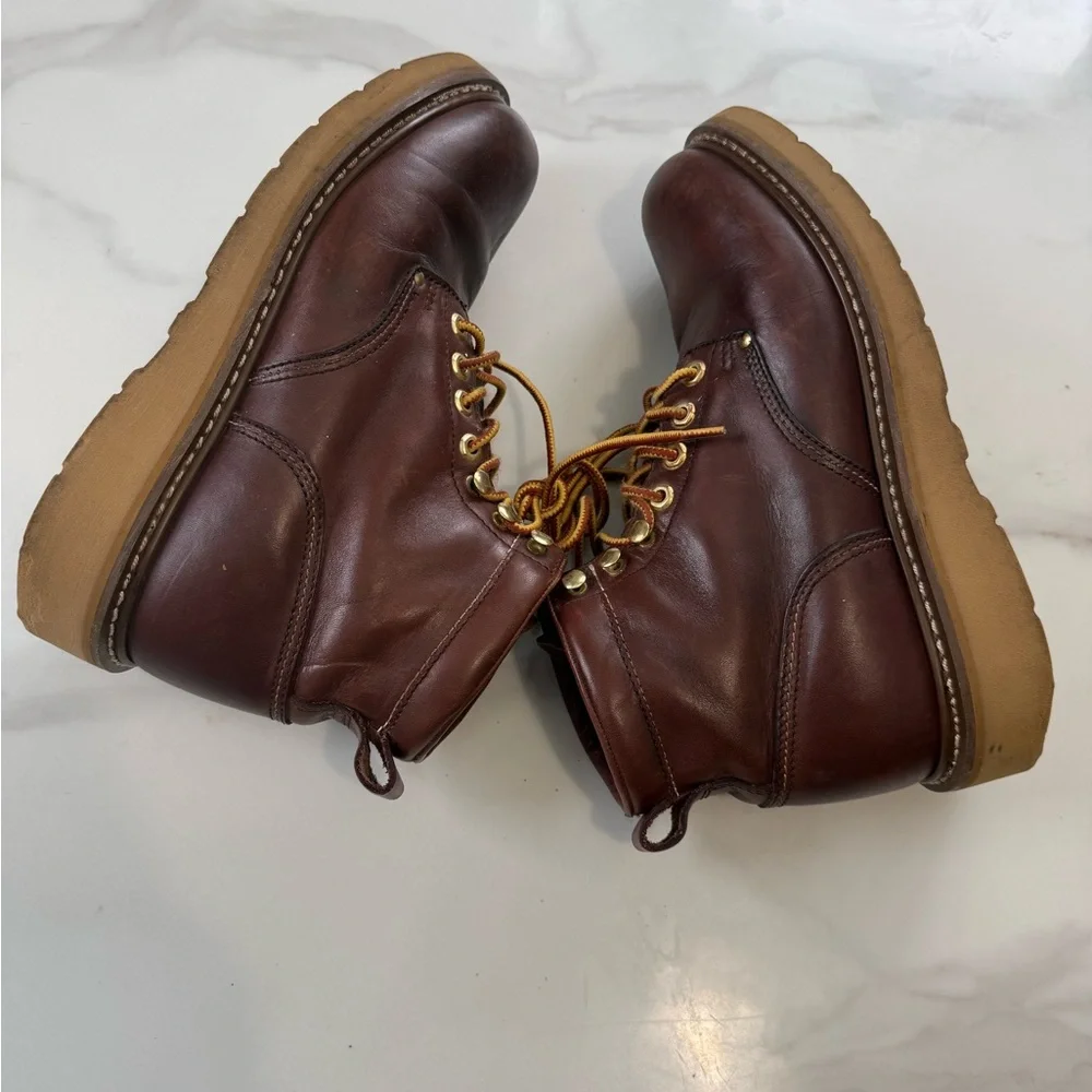 Classic Brown Leather Men's Boots